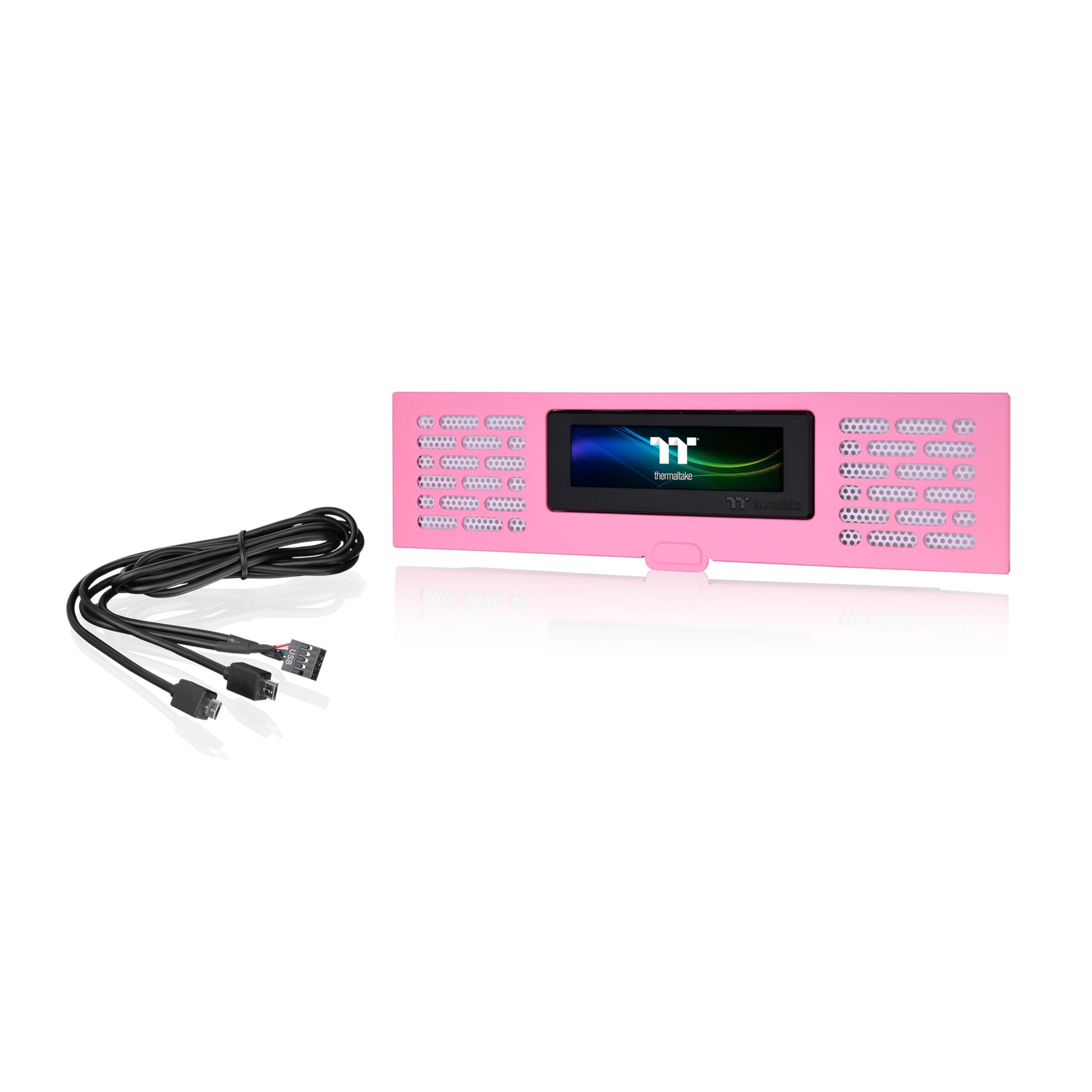 Foto 2 pulgar | Kit De Paneles Lcd Thermaltake Tower 200 Series Bubble Pink - Venta Internacional.