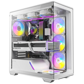 Foto 1 | Funda Para Pc Antec C3 Argb Blanca Mid-tower Atx Con 4 Ventiladores Y Tipo C - Venta Internacional.