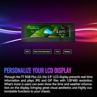 Foto 4 | Kit De Paneles Lcd Thermaltake Tower Serie 300/600 Con Pantalla Lcd De 3,9 Pulgadas - Venta Internacional.