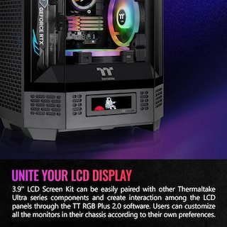 Foto 5 | Kit De Paneles Lcd Thermaltake Tower Serie 300/600 Con Pantalla Lcd De 3,9 Pulgadas - Venta Internacional.