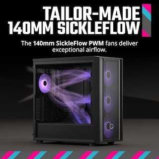 Foto 5 | Carcasa De Ordenador Cooler Master Masterbox 600 Atx Mid-tower - Venta Internacional.