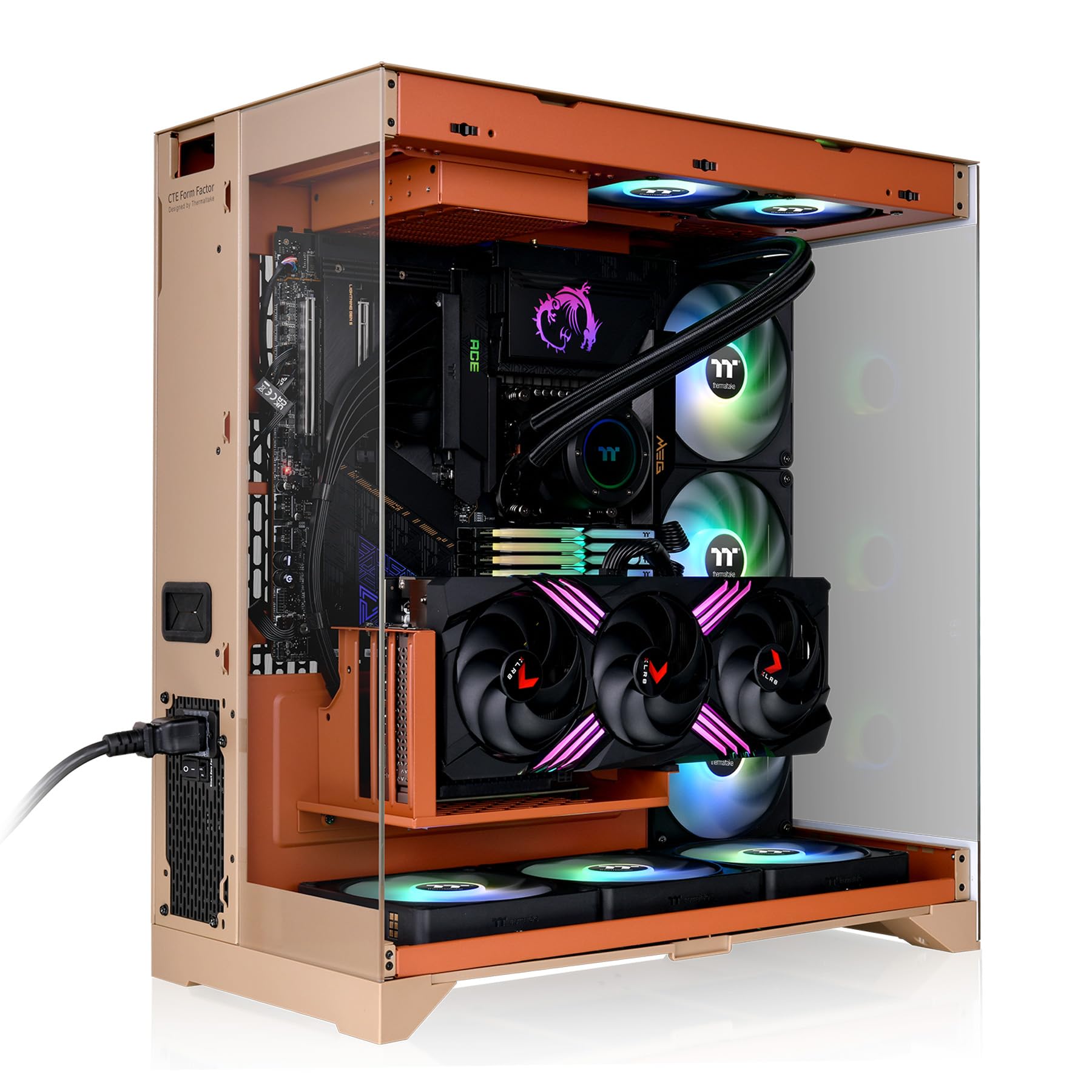 Foto 6 pulgar | Case Thermaltake Cte E550 Tg Gravel Sand Mid Tower Atx - Venta Internacional.