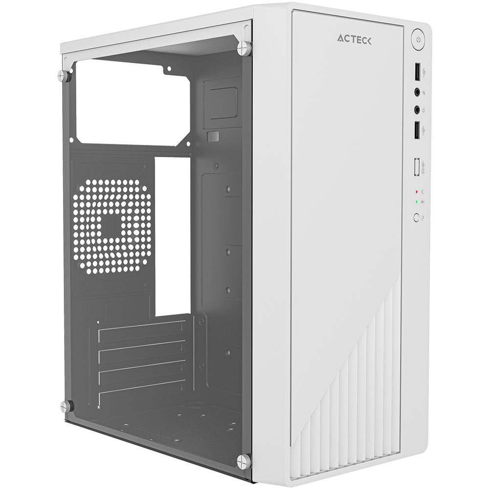 Foto 2 pulgar | Gabinete Acteck Kioto Gc220 Micro Atx Mini Torre Fuente 500w Acrilico Blanco Ac-939522