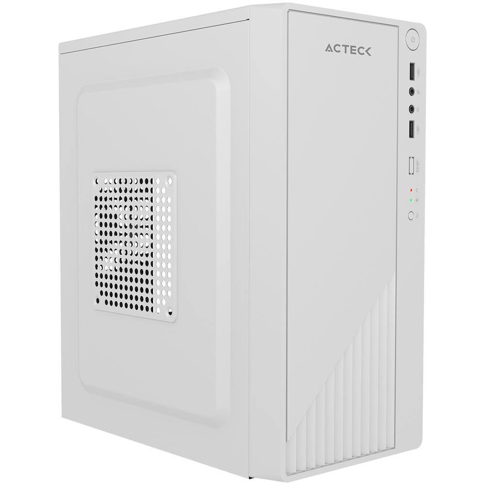 Foto 2 pulgar | Gabinete Acteck Kioto Gc220f Micro Atx Mini Torre Fuente 500w Metalico Blanco Ac-939546