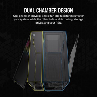 Foto 3 | Funda Para Pc Corsair Icue Link 6500x Rgb Mid-tower Atx Negra - Venta Internacional.