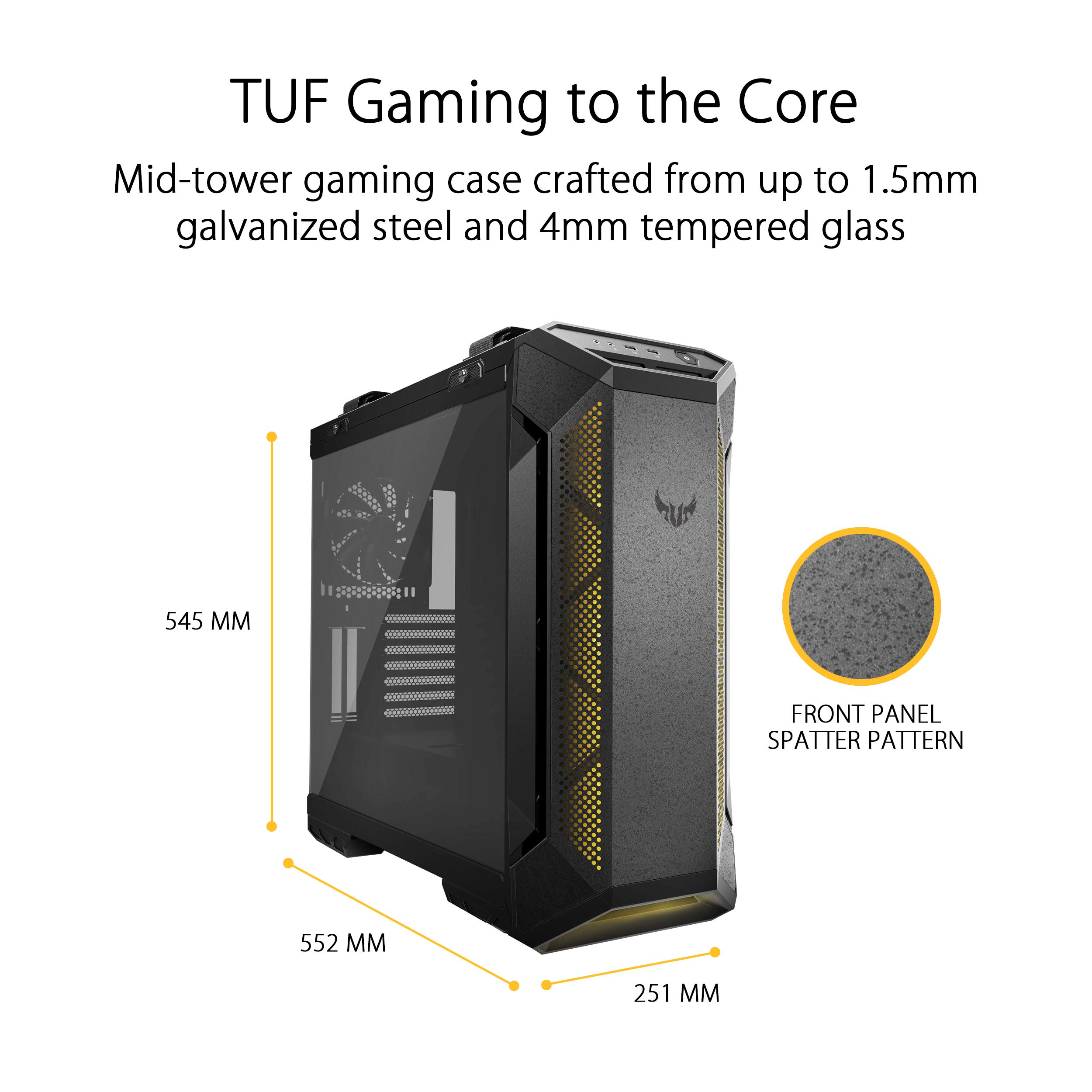 Foto 3 pulgar | Carcasa De Ordenador Asus Tuf Gaming Gt501 Mid-tower Con Usb 3.0 - Venta Internacional.