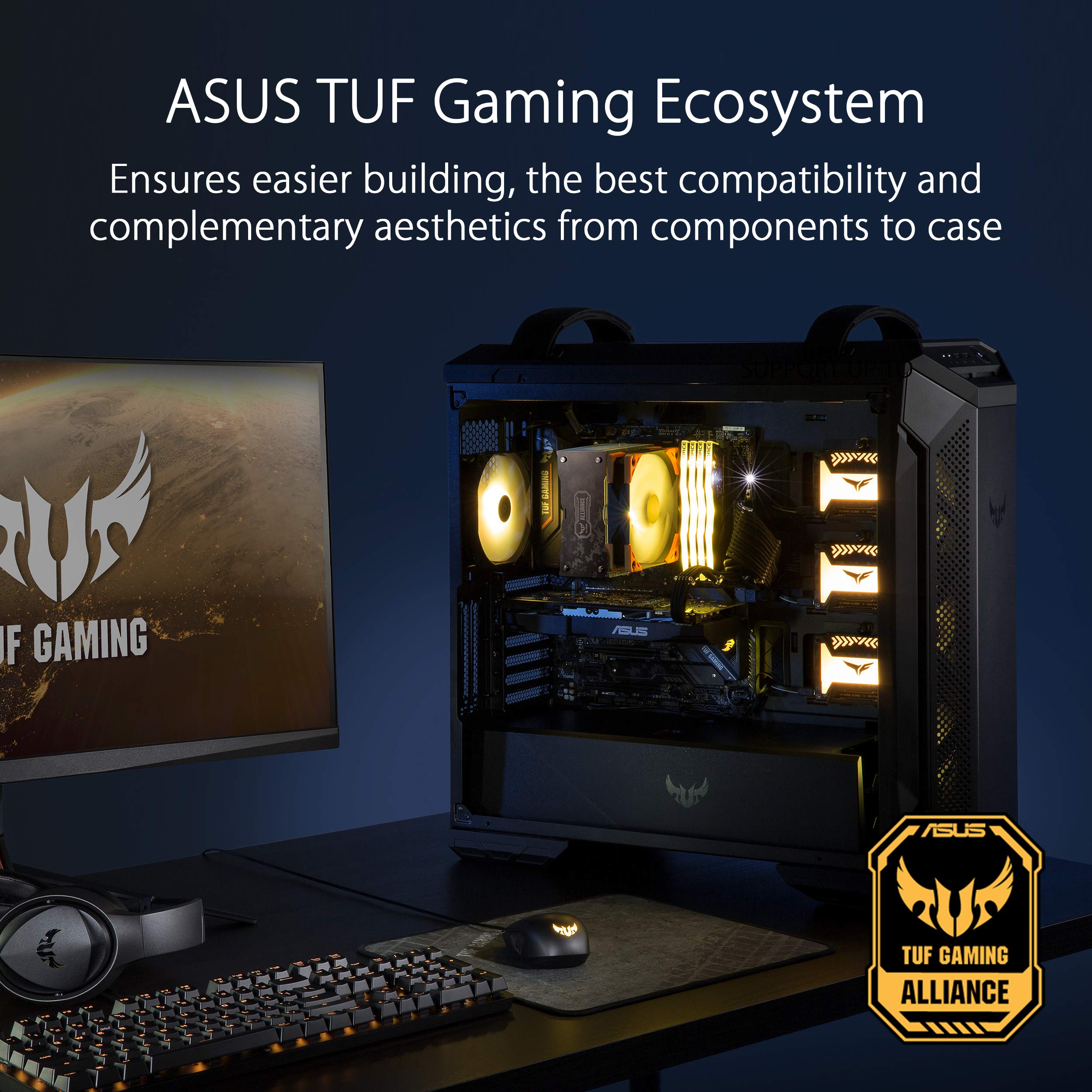 Foto 8 pulgar | Carcasa De Ordenador Asus Tuf Gaming Gt501 Mid-tower Con Usb 3.0 - Venta Internacional.