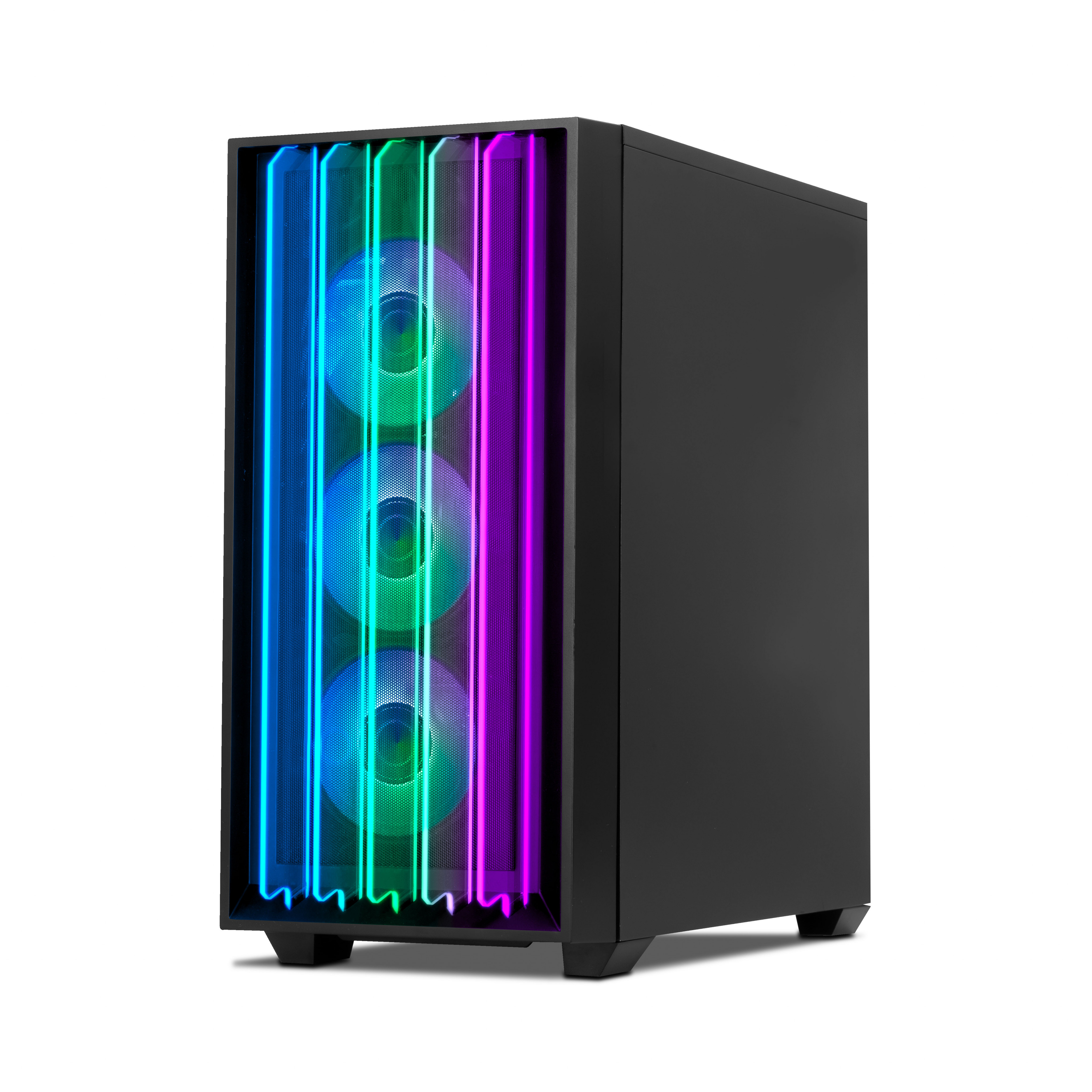 Foto 5 pulgar | Gabinete Gamer Yeyian Ycm-apmir-s1 Midi-tower, Atx/micro-atx/itx, Espacio Para Ssd,hdd Y Vga Hasta 390mm, Hasta 7