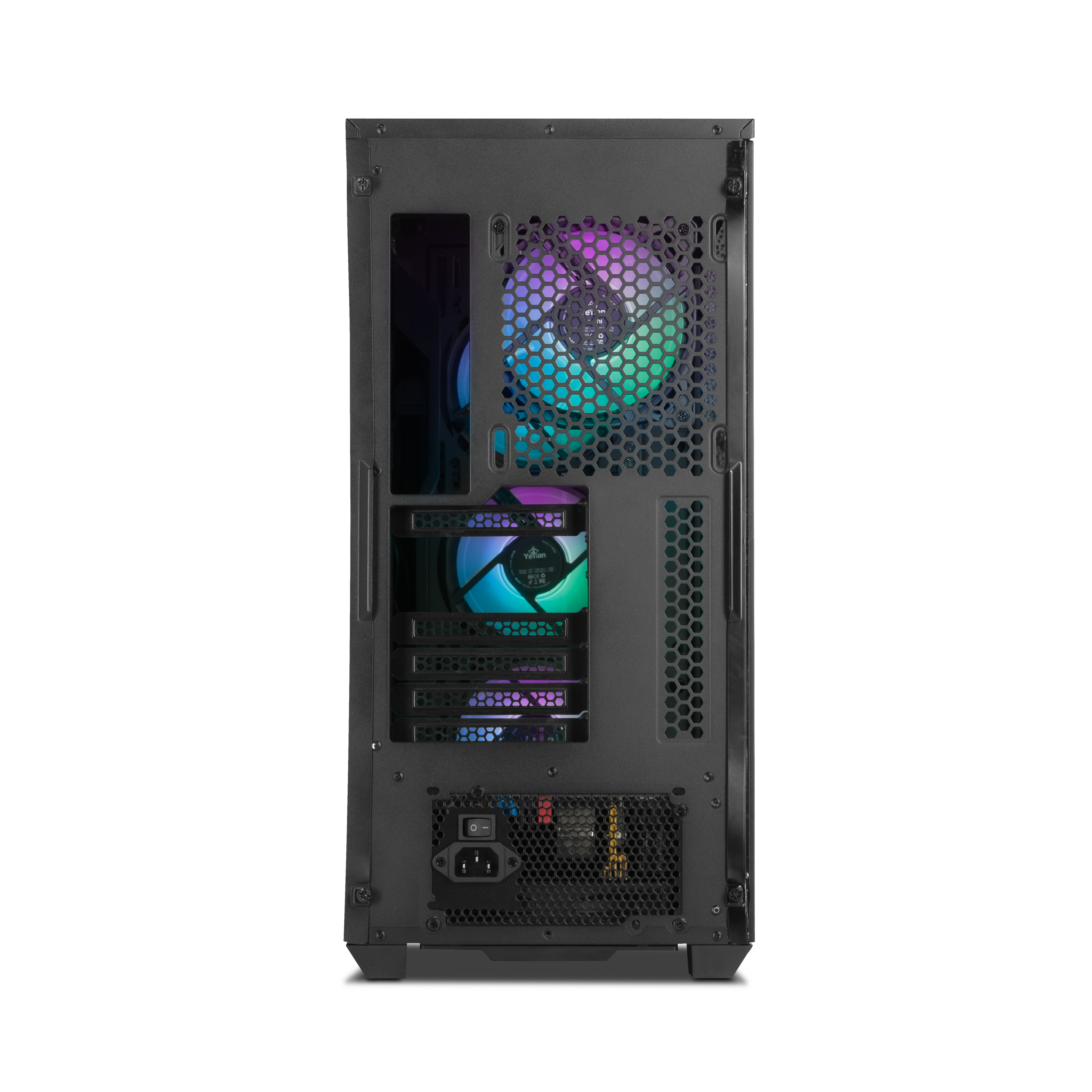 Foto 6 pulgar | Gabinete Gamer Yeyian Ycm-apmir-s1 Midi-tower, Atx/micro-atx/itx, Espacio Para Ssd,hdd Y Vga Hasta 390mm, Hasta 7