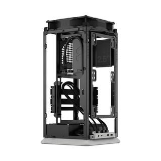 Foto 4 | Carcasa Para Pc, Diseño Fractal, Color Gris Claro, Con Ventilador Superior De 180 Mm - Venta Internacional.