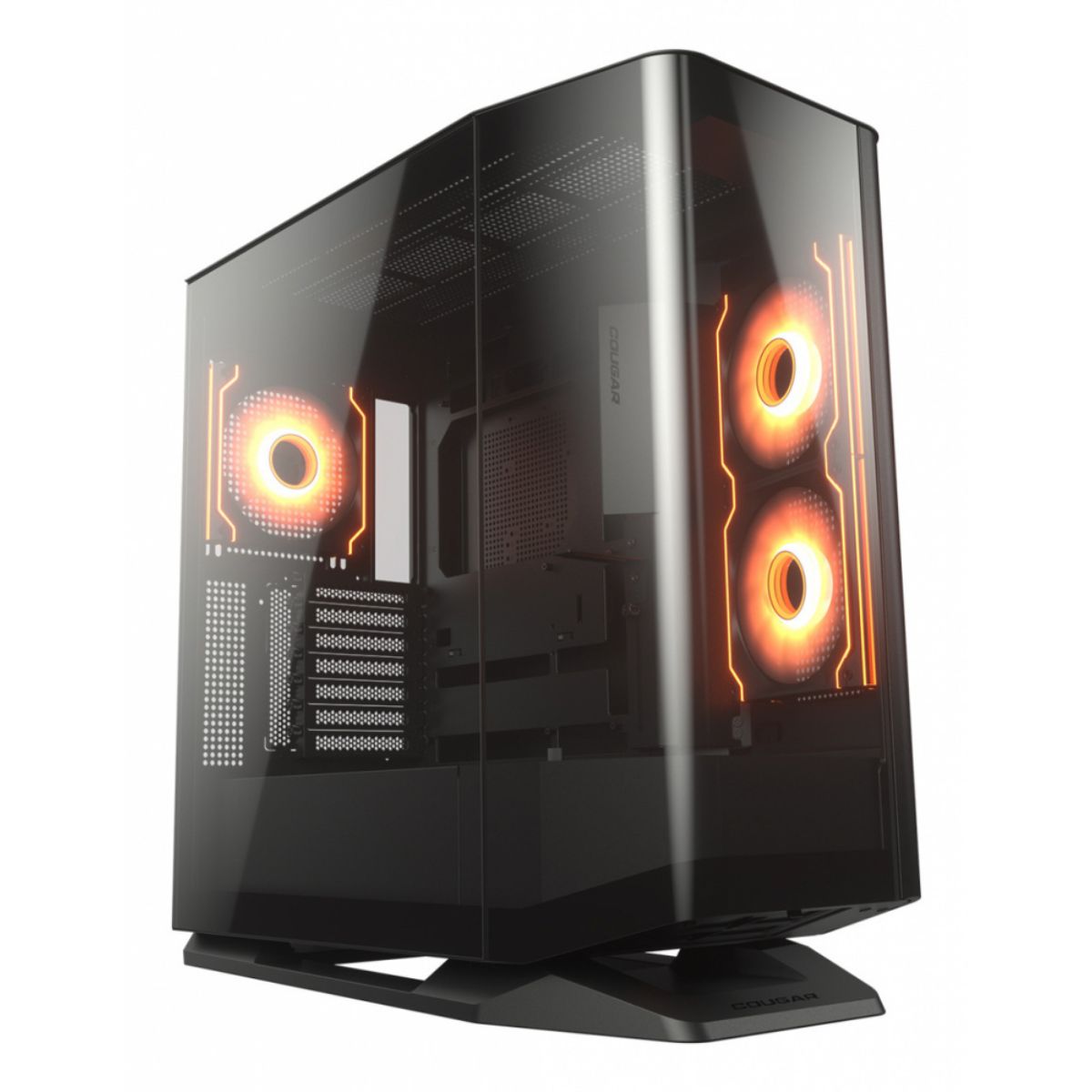 Foto 2 pulgar | Gabinete Cougar FV270 RGB Midi-Tower ATX/CEB/EATX/Micro-ATX/Mini-ITX USB 3.0 sin Fuente 4 Ventiladores Instalados Negro