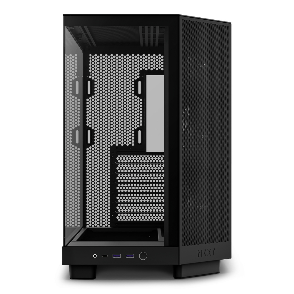 Foto 4 pulgar | Gabinete Nzxt H6 Flow Rgb Con Ventana Midi-tower Atx/micro-atx/mini-itx Usb 3.2 Sin Fuente 3 Ventiladores Rgb Instalados