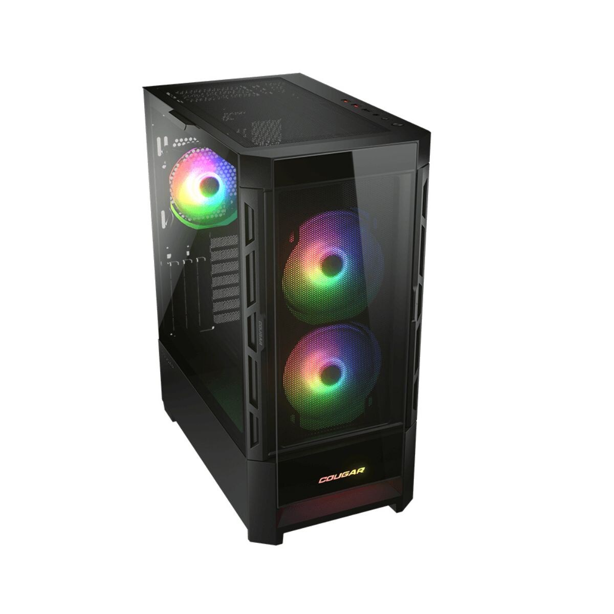 Gabinete Cougar Duoface RGB con Ventiladores ARGB $2,099