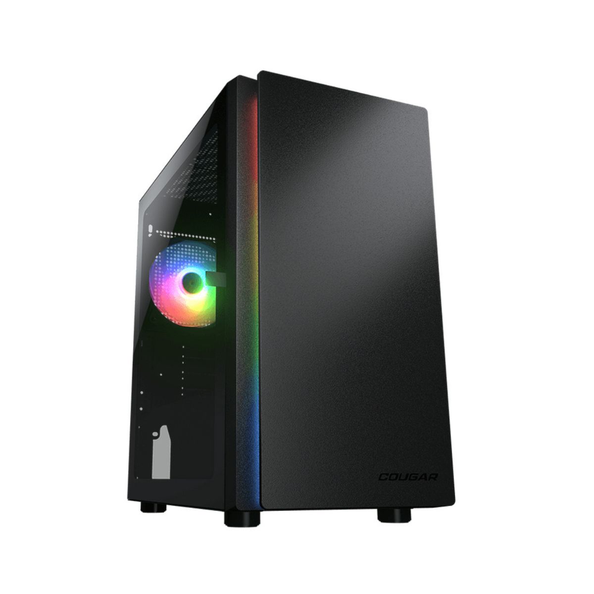 Gabinete Cougar Purity Rgb Con Ventana, Mini-tower, Mini-itx/micro-atx, Usb 3.0/2.0, Sin Fuente, 1 Ventilador Argb