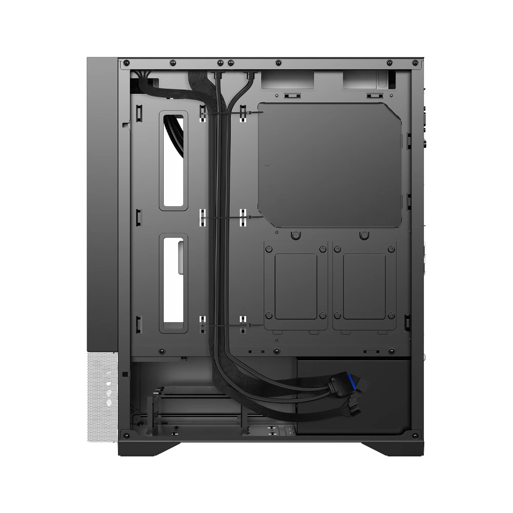 Foto 4 pulgar | Gabinete Balam Rush Nitrox Crystal 5500 Cbw, Midi-tower, Micro-atx/mini-itx, Usb 2.0/3.0, Sin Fuente, 3 Ventilad