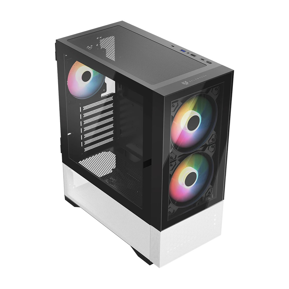 Foto 6 pulgar | Gabinete Balam Rush Nitrox Crystal 5500 Cbw, Midi-tower, Micro-atx/mini-itx, Usb 2.0/3.0, Sin Fuente, 3 Ventilad