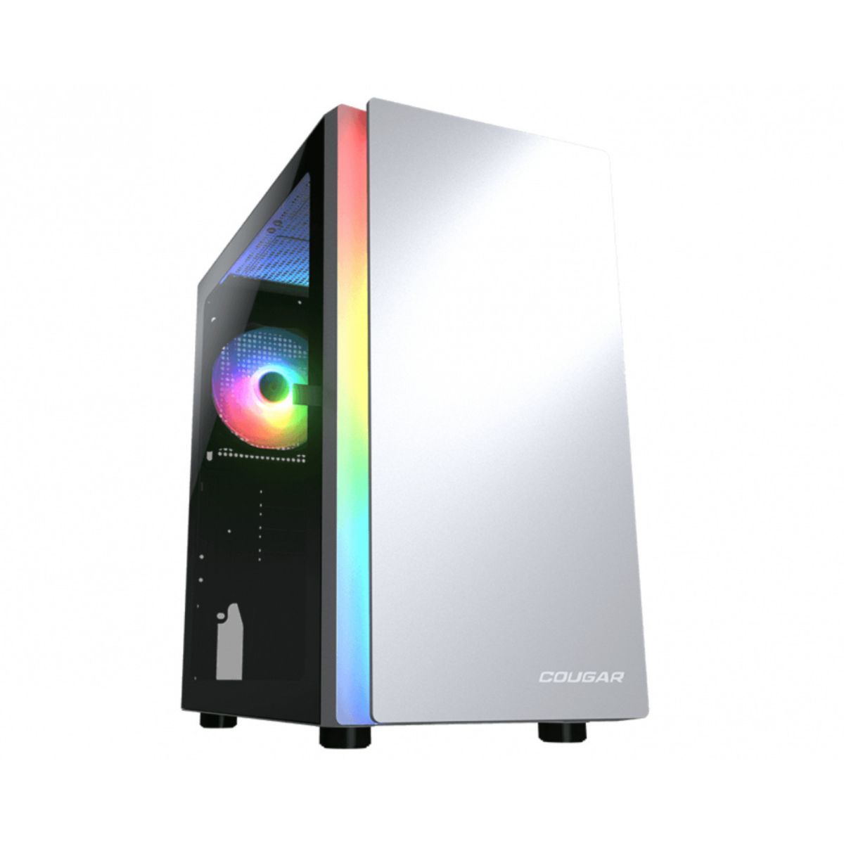 Gabinete Cougar Purity Rgb Con Ventana, Mini-tower, Mini-itx/micro-atx, Usb 3.0/2.0, Sin Fuente, 1 Ventilador Argb