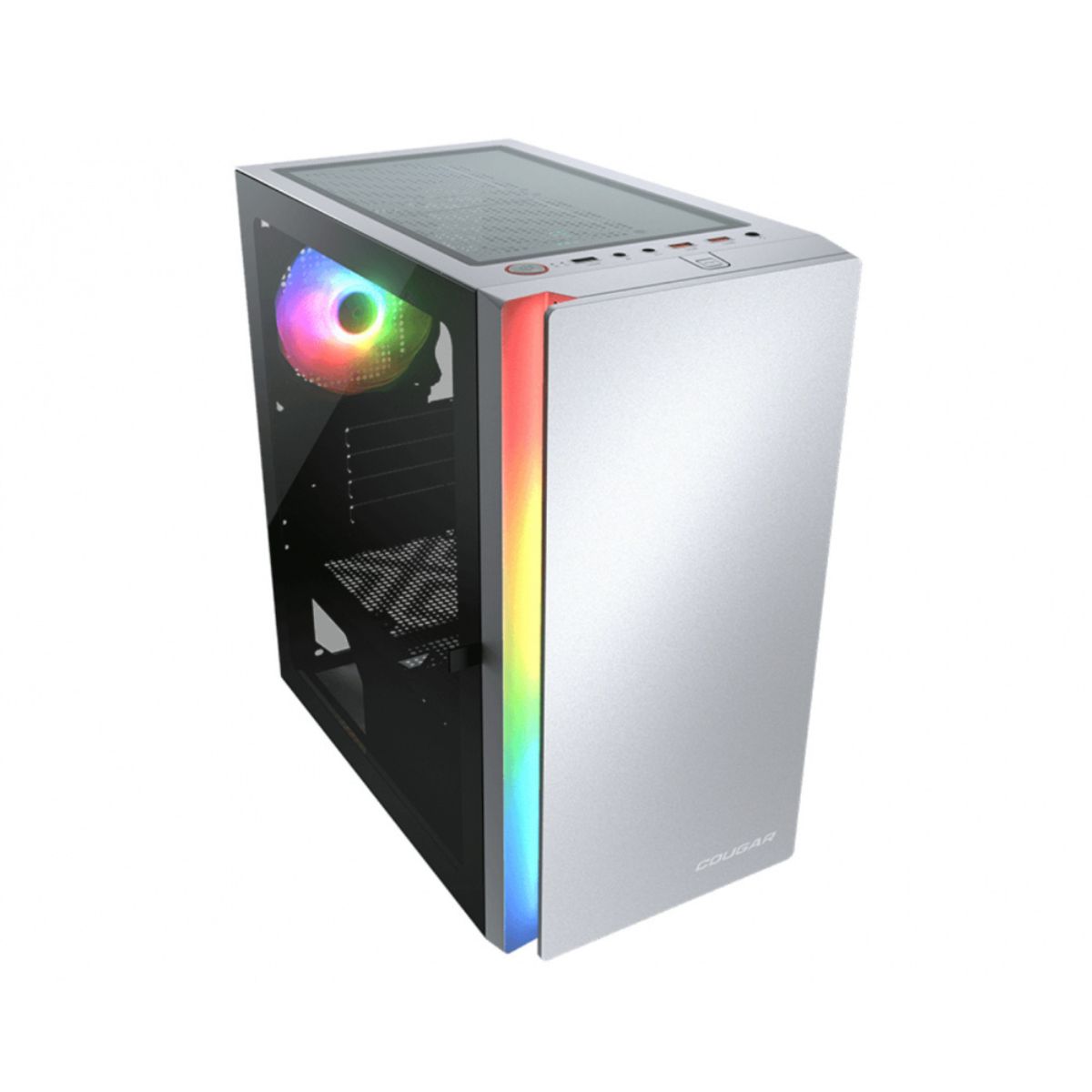 Foto 3 pulgar | Gabinete Cougar Purity Rgb Con Ventana, Mini-tower, Mini-itx/micro-atx, Usb 3.0/2.0, Sin Fuente, 1 Ventilador Argb