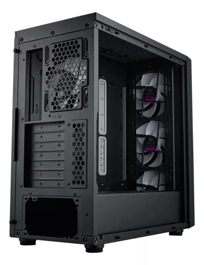 Foto 6 pulgar | Gabinete Cooler Master Masterbox 600 Negro Argb M/atx