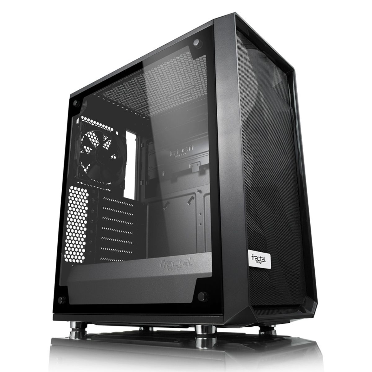 Foto 2 pulgar | Gabinete Fractal Design Meshify C – Tg Con Ventana, Midi-tower, Atx/itx/micro-atx, Sin Fuente, Negro