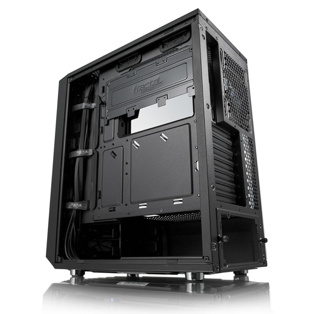 Foto 3 pulgar | Gabinete Fractal Design Meshify C – Tg Con Ventana, Midi-tower, Atx/itx/micro-atx, Sin Fuente, Negro