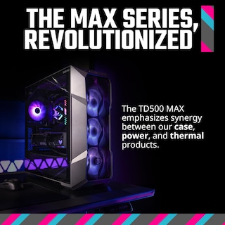 Foto 2 | Carcasa Para Computadora Cooler Master Td500 Max Atx Mid-tower Con Fuente De Alimentación - Venta Internacional.