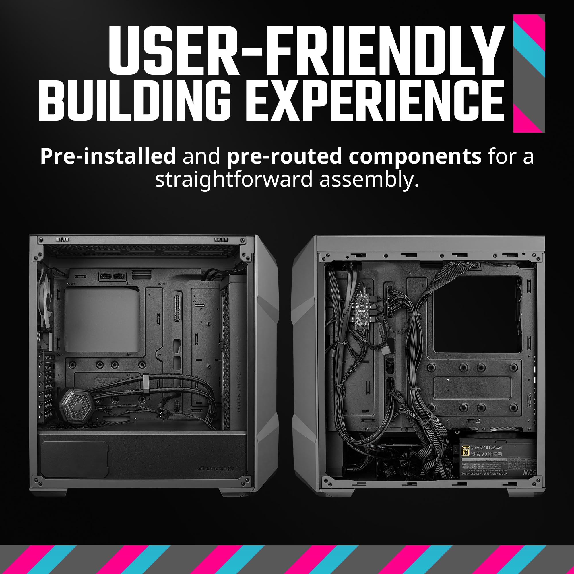 Foto 4 pulgar | Carcasa Para Computadora Cooler Master Td500 Max Atx Mid-tower Con Fuente De Alimentación - Venta Internacional.