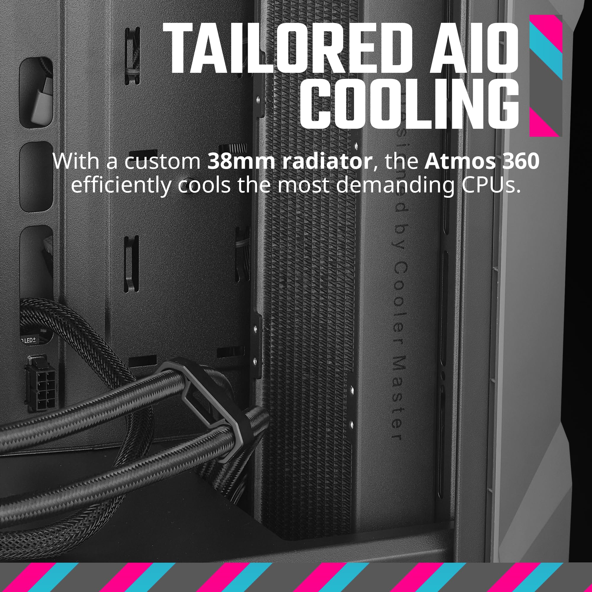 Foto 6 pulgar | Carcasa Para Computadora Cooler Master Td500 Max Atx Mid-tower Con Fuente De Alimentación - Venta Internacional.