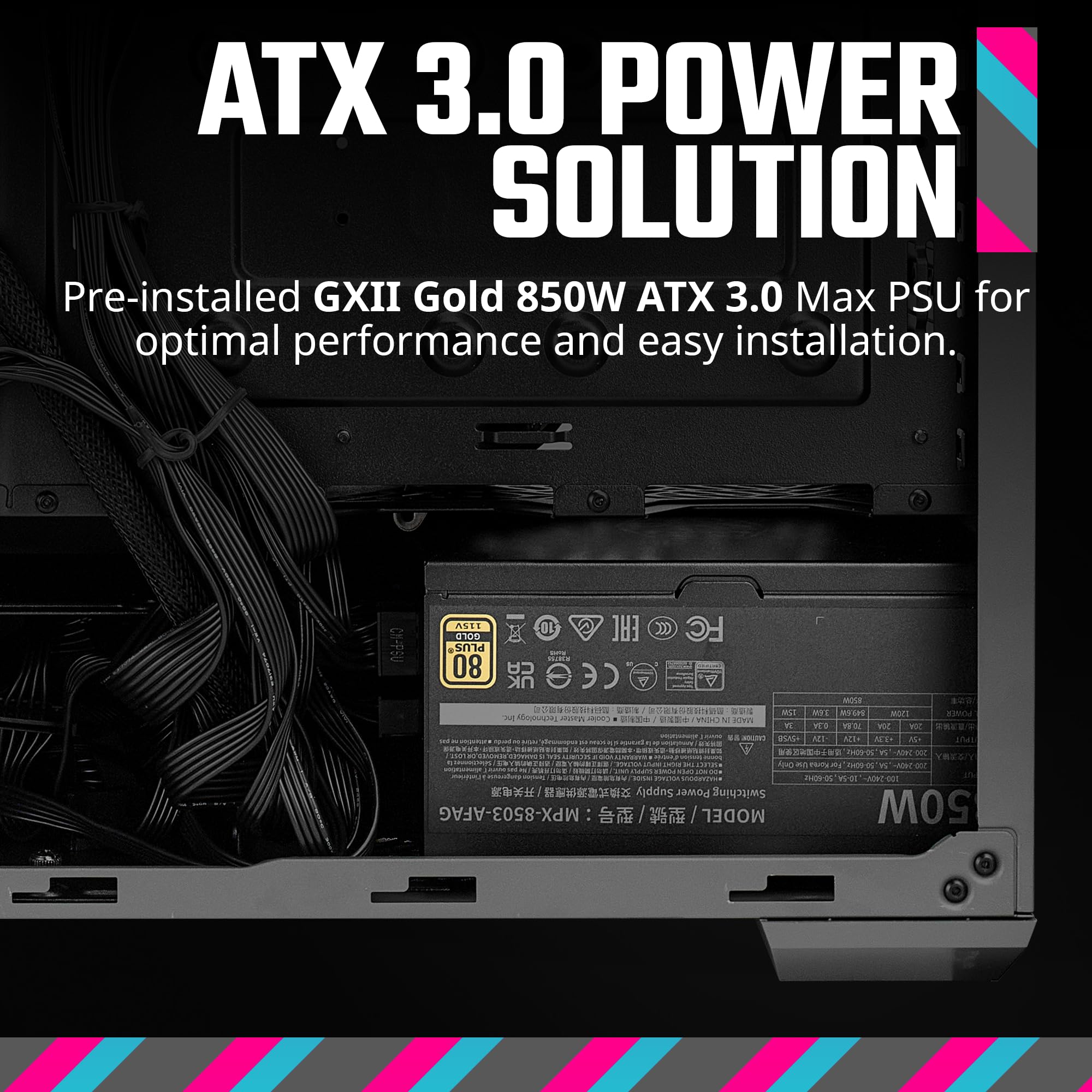 Foto 8 pulgar | Carcasa Para Computadora Cooler Master Td500 Max Atx Mid-tower Con Fuente De Alimentación - Venta Internacional.