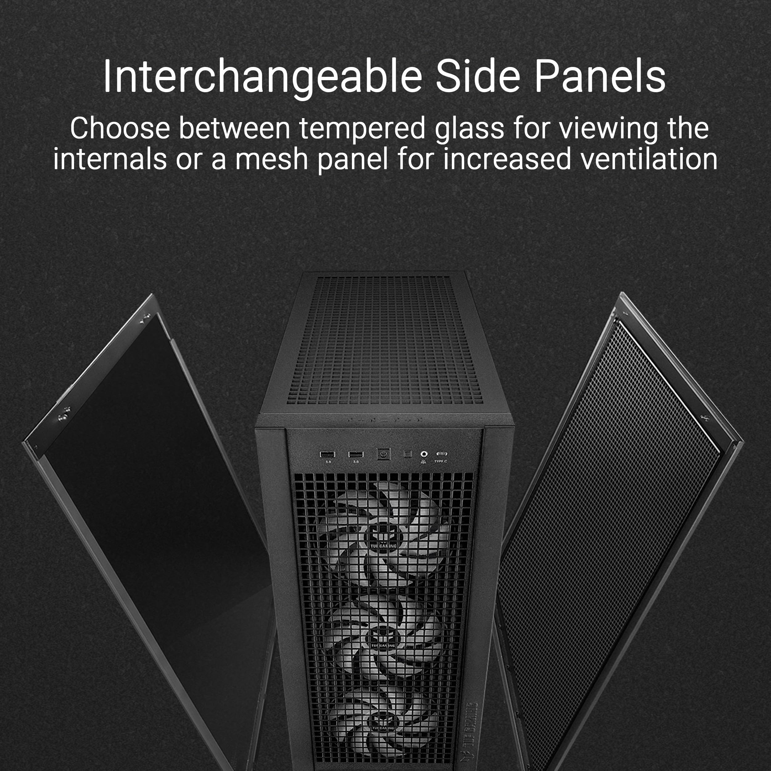 Foto 4 pulgar | Funda Para Pc Asus Tuf Gaming Gt302 Argb Atx Mid-tower Con 4 Ventiladores - Venta Internacional.