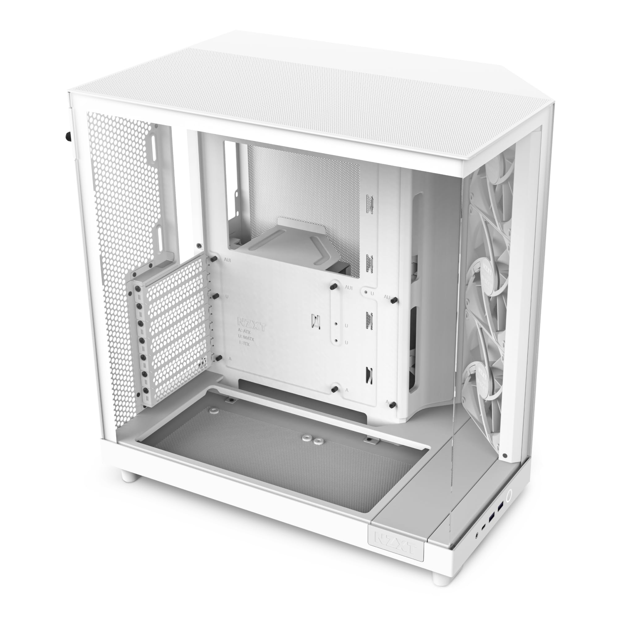 Foto 2 pulgar | Funda Nzxt H6 Flow Cc-h61fw-01 Compact Mid-tower Blanca - Venta Internacional.