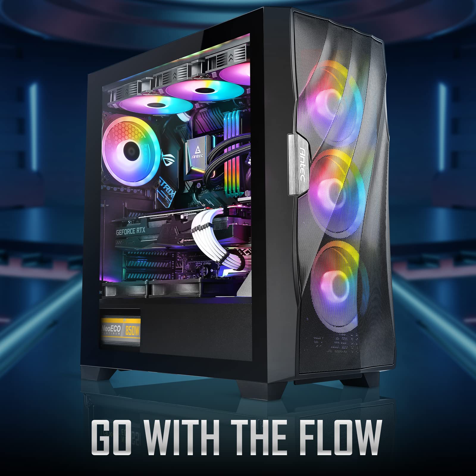 Foto 3 pulgar | Carcasa De Ordenador Antec Df700 Mid Tower Atx Con 5 Ventiladores De 360 Mm - Venta Internacional.