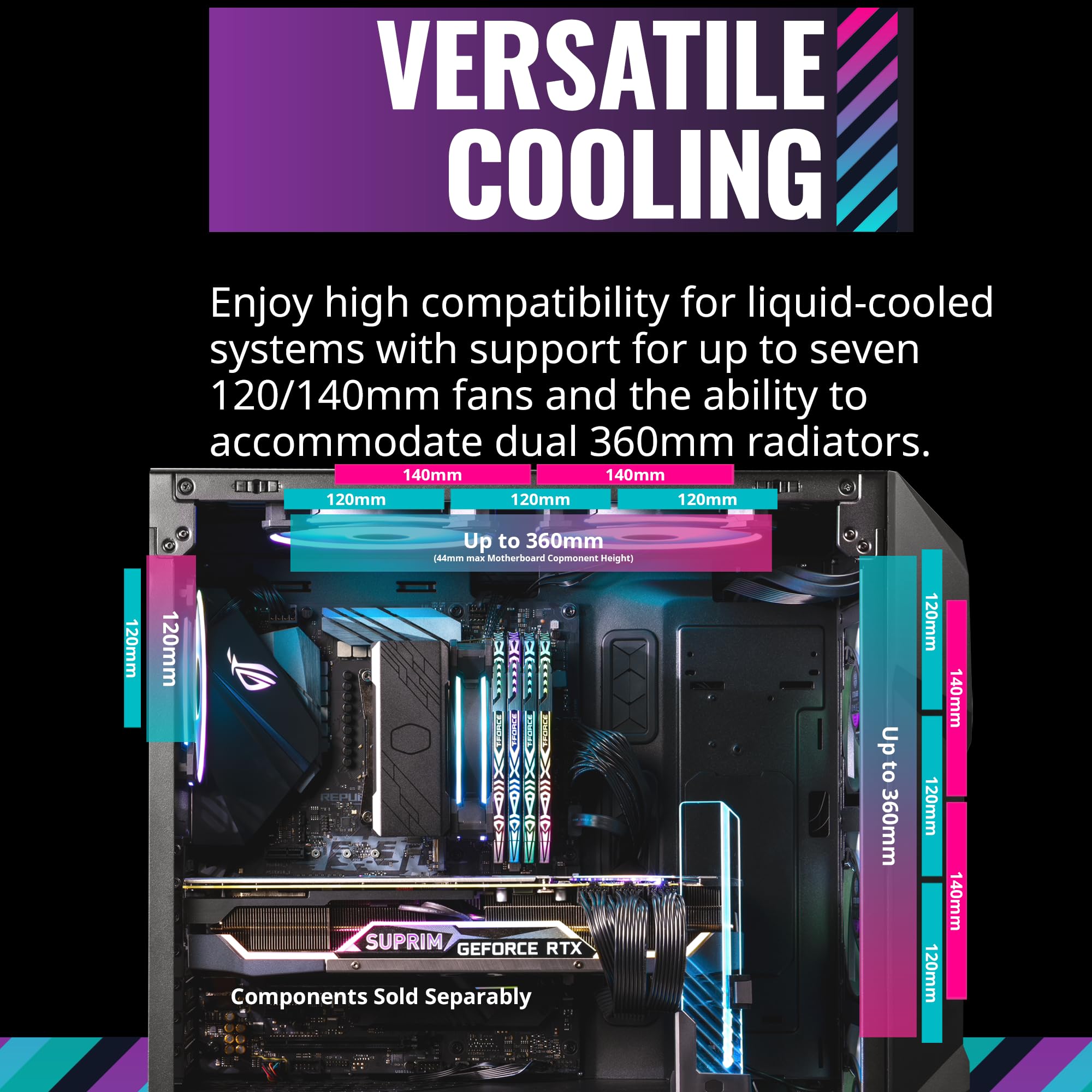 Foto 5 pulgar | Case Cooler Master Td500 Mesh V2 Airflow Atx Mid-tower - Venta Internacional.