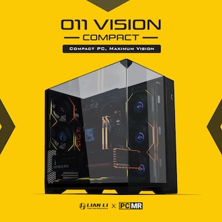Foto 2 | Funda Para Ordenador Lian Li O11 Vision Compact Black Atx Mid Tower - Venta Internacional.