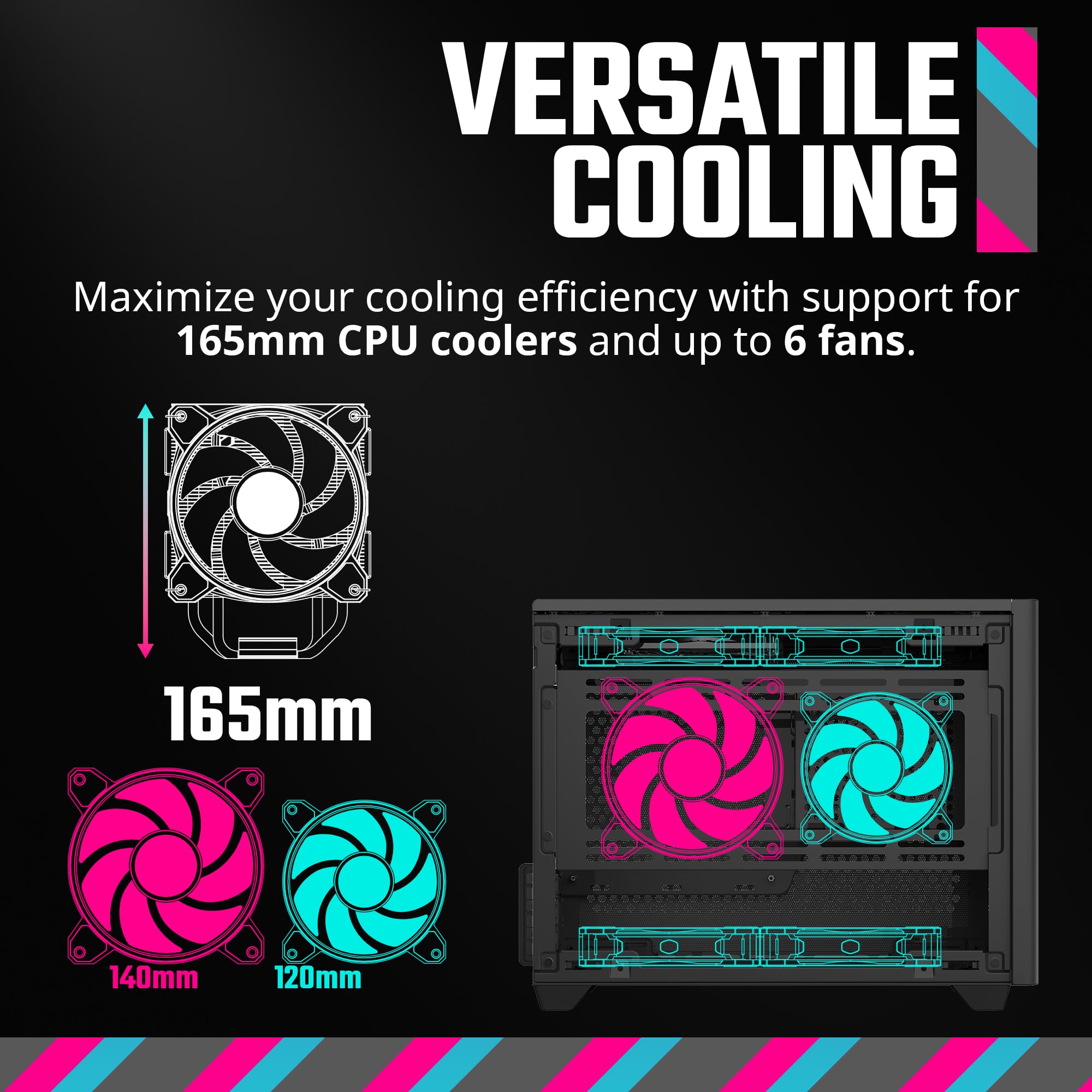 Foto 6 | Funda Para Pc Cooler Master Nr200 Mini-itx, Gpu De 330 Mm, 240 Mm | 280 Mm Aio - Venta Internacional.