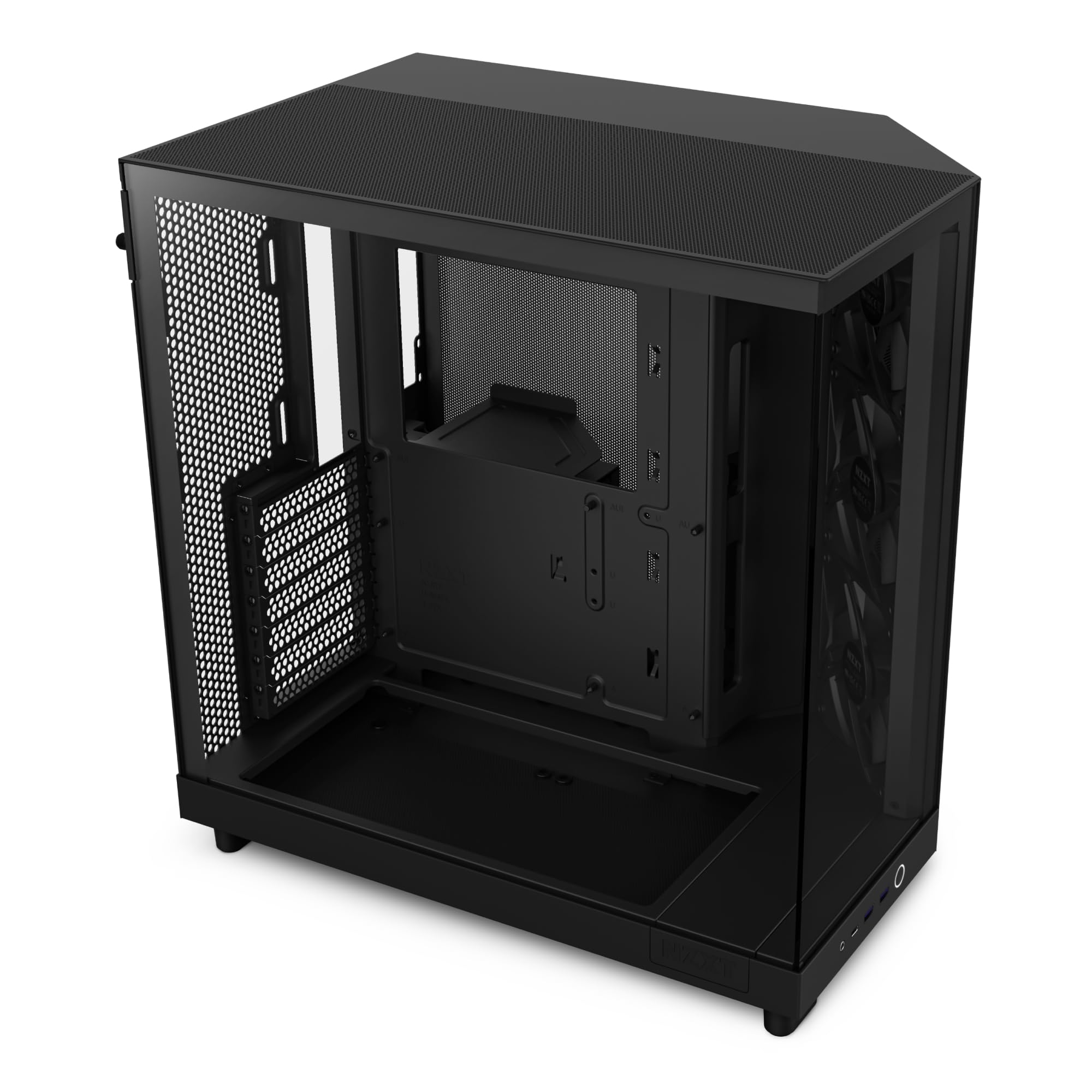 Foto 2 pulgar | Funda Nzxt H6 Flow Cc-h61fb-01 Compact Mid-tower Negra - Venta Internacional.