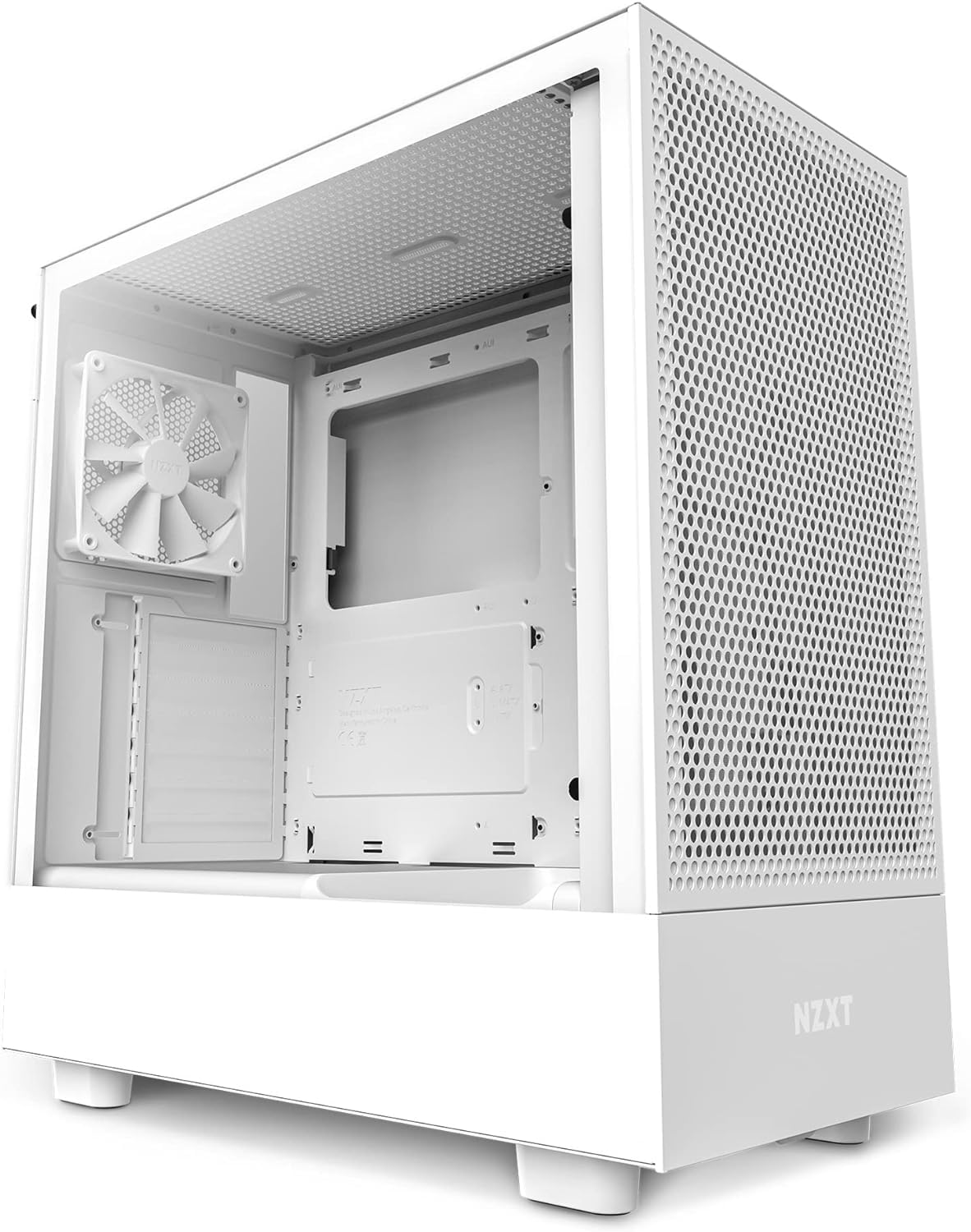 Foto 2 pulgar | Funda Para Videojuegos Para Pc Nzxt H5 Flow Compact Atx Mid-tower Blanca - Venta Internacional.