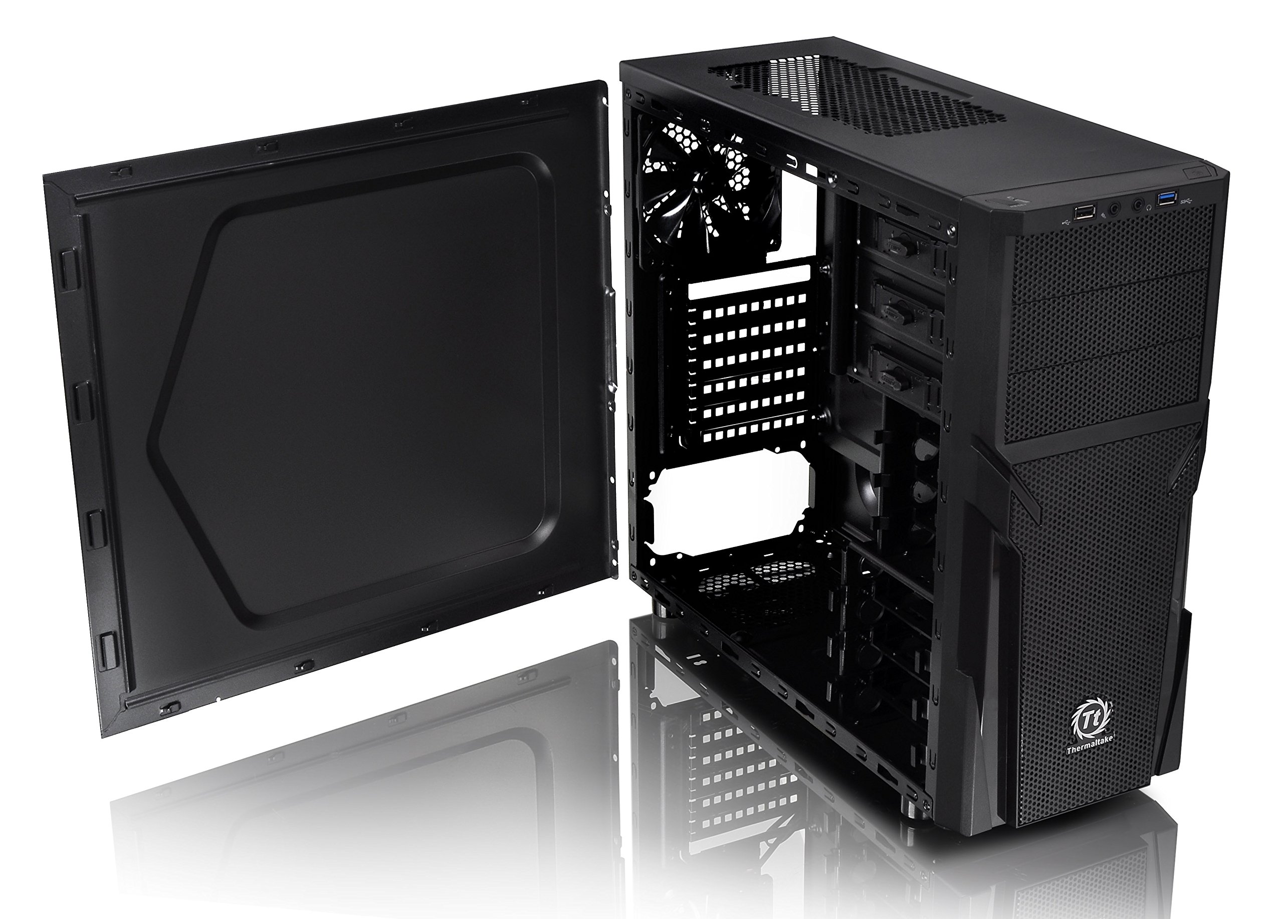 Foto 2 | Chasis Para Computadora Thermaltake Versa H21 Spcc Atx Mid Tower - Venta Internacional.