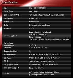 Foto 7 | Chasis Para Computadora Thermaltake Versa H21 Spcc Atx Mid Tower - Venta Internacional.