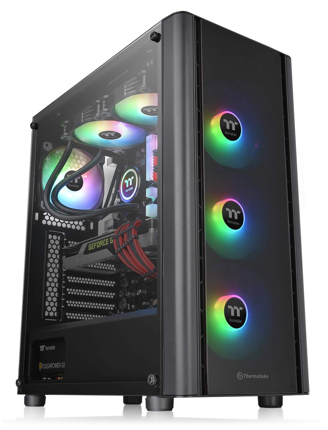 Foto 6 | Carcasa De Ordenador Thermaltake V250 Motherboard Sync Argb Atx - Venta Internacional.