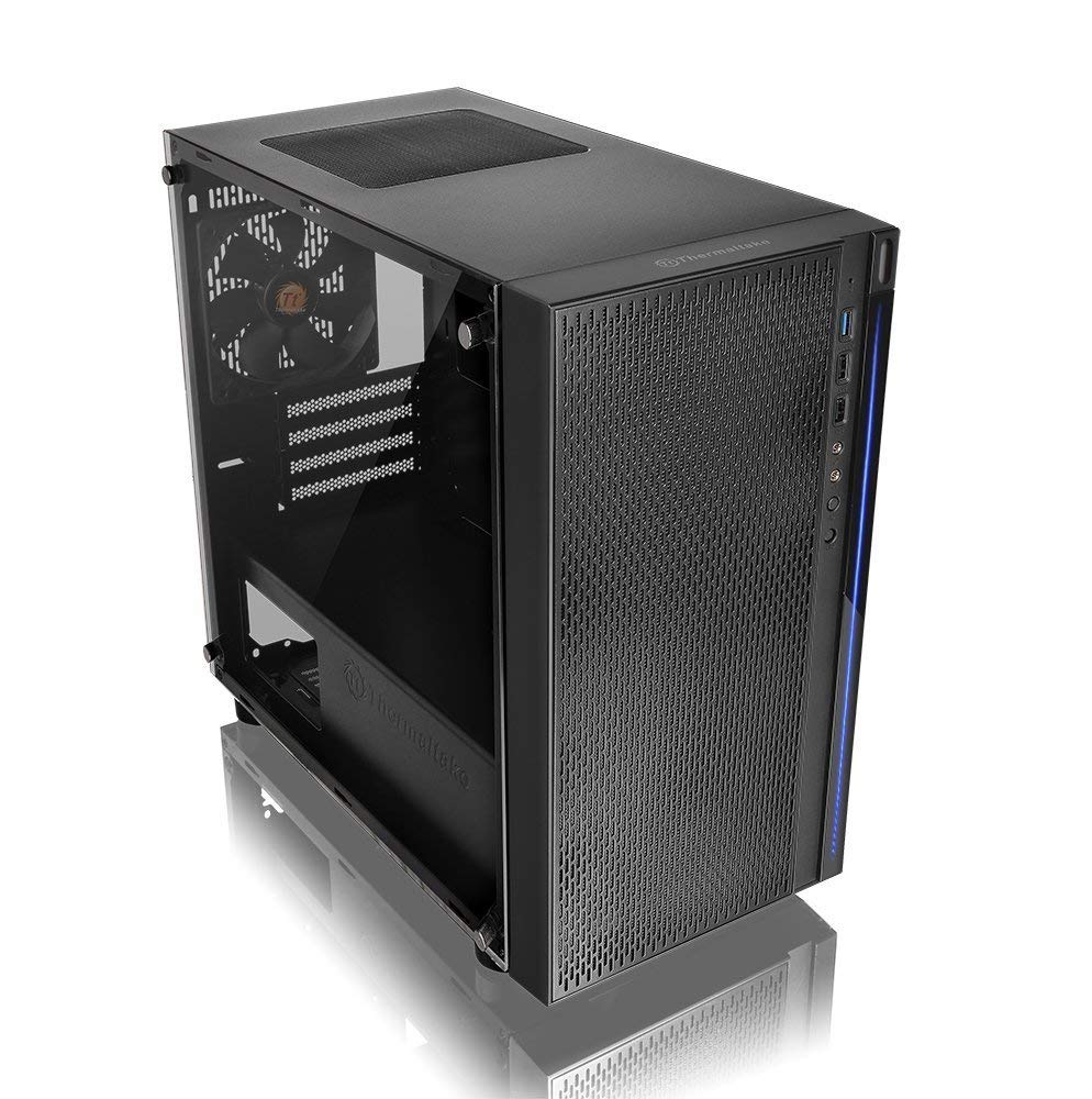 Foto 4 pulgar | Funda De Ordenador Thermaltake Versa H18 De Cristal Templado Negro - Venta Internacional.