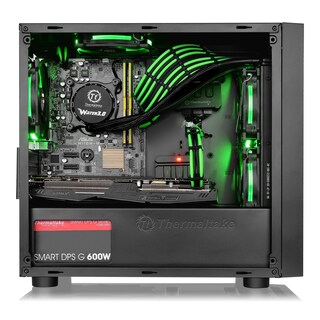 Foto 6 | Funda De Ordenador Thermaltake Versa H18 De Cristal Templado Negro - Venta Internacional.