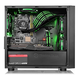 Foto 7 | Funda De Ordenador Thermaltake Versa H18 De Cristal Templado Negro - Venta Internacional.