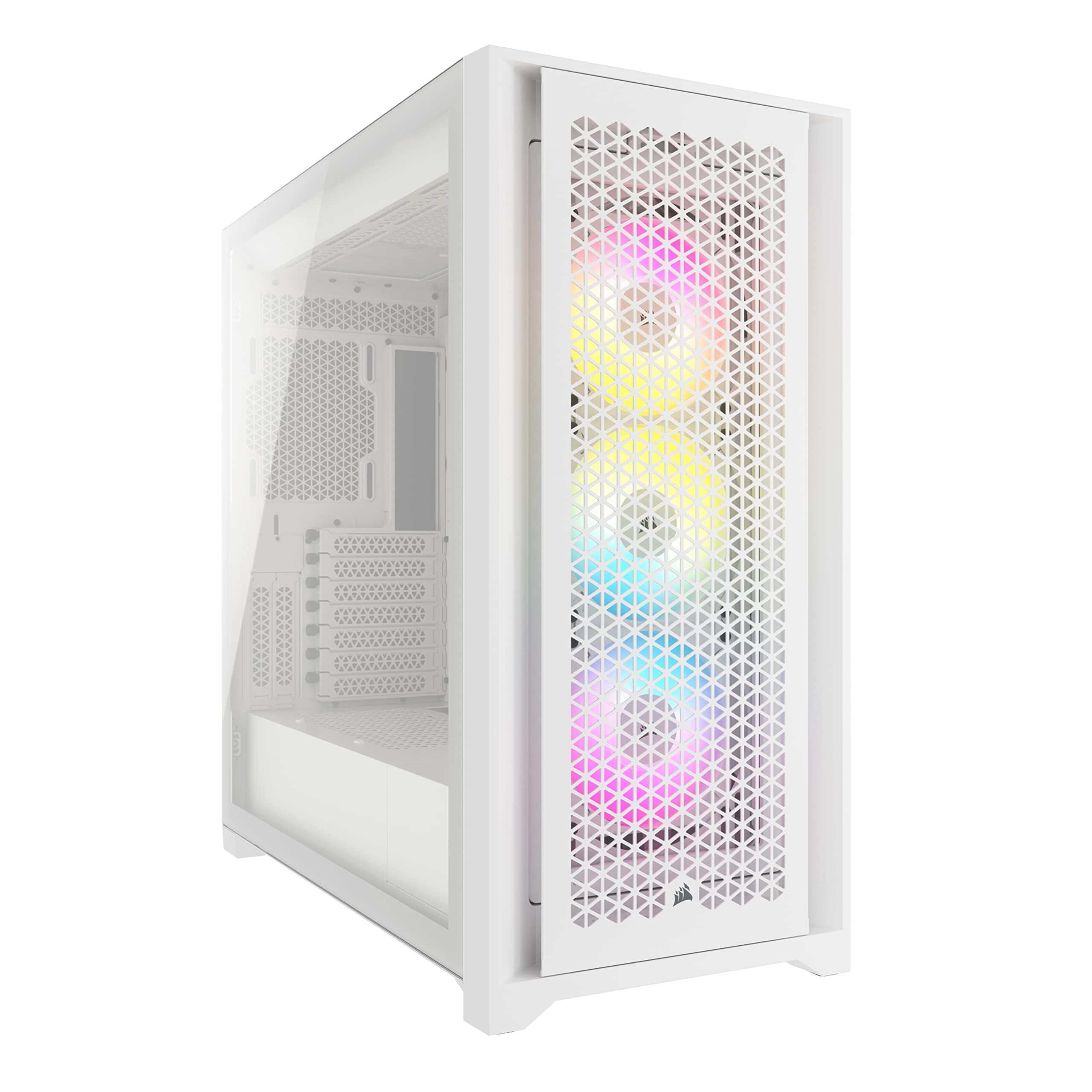 Foto 2 pulgar | Case Corsair 5000d Airflow Mid-tower Con 3 Ventiladores Rgb, Color Blanco - Venta Internacional.