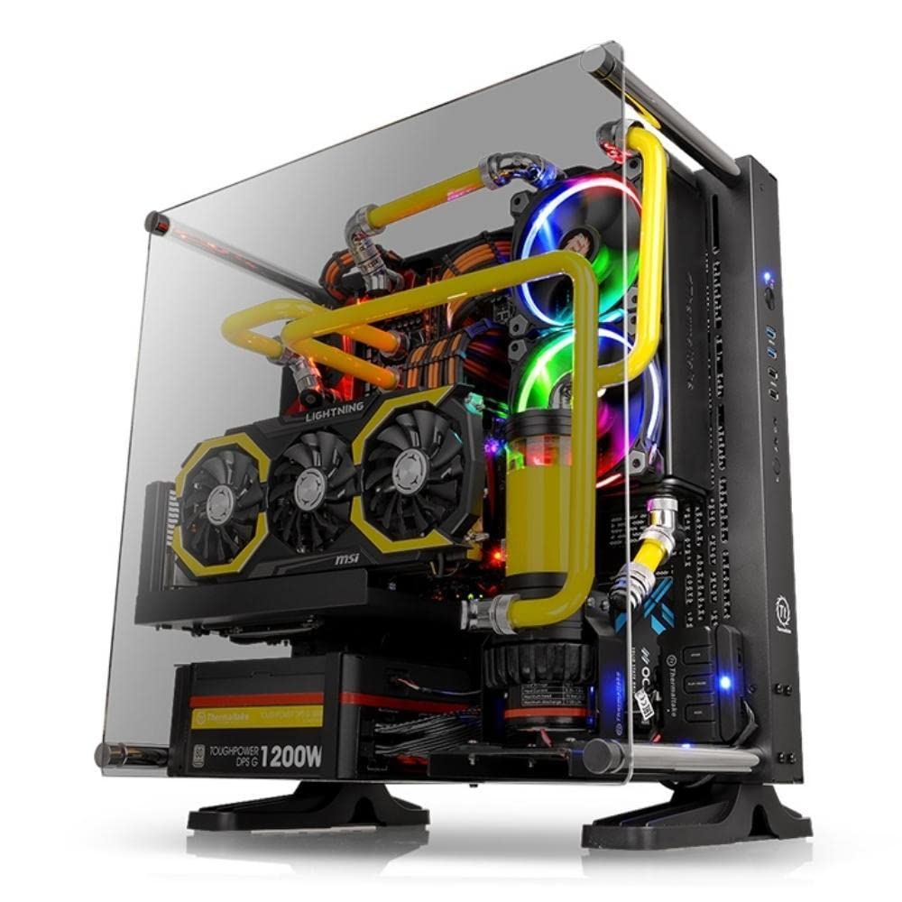 Foto 2 pulgar | Funda De Ordenador Thermaltake Core P3 Atx De Cristal Templado Negro - Venta Internacional.