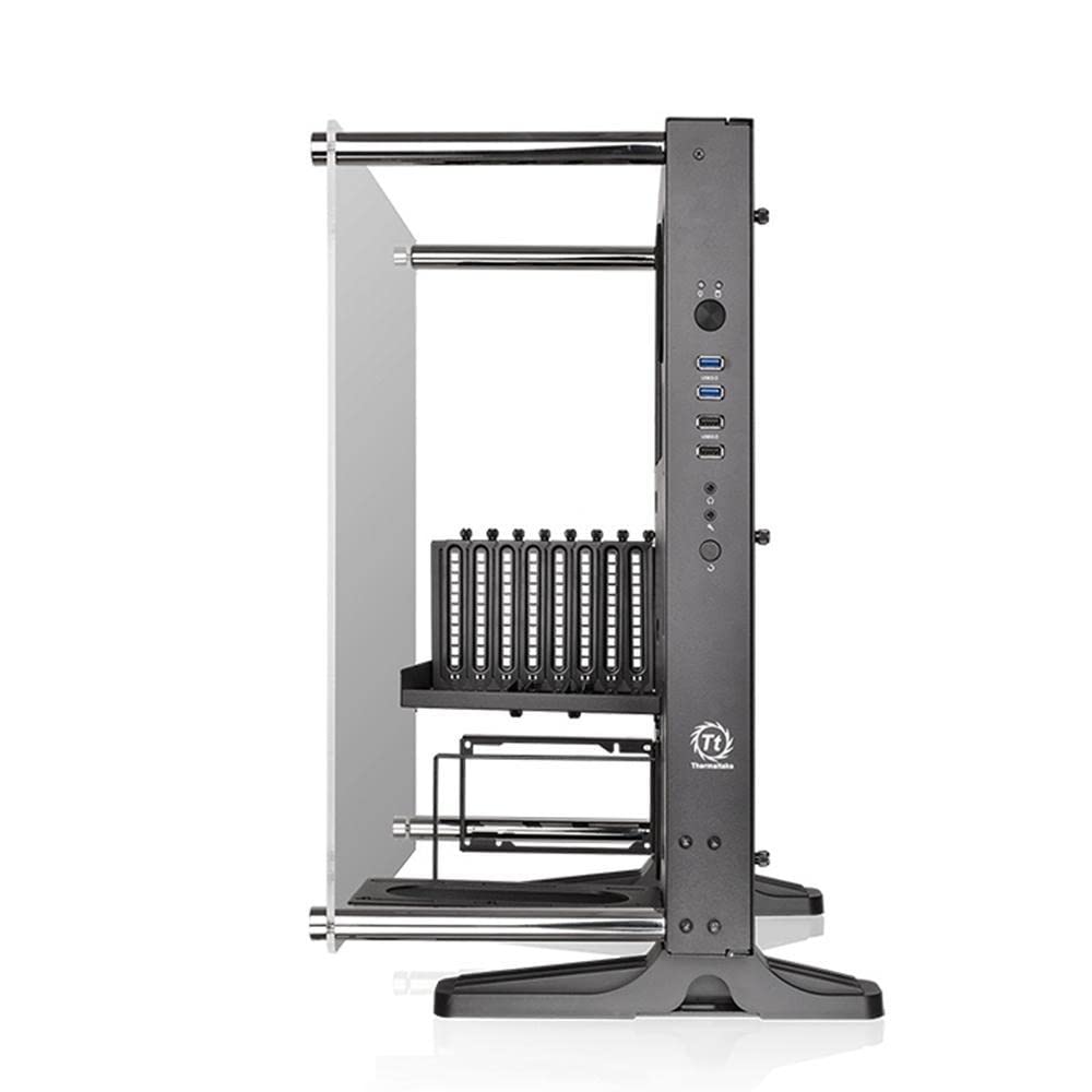 Foto 4 pulgar | Funda De Ordenador Thermaltake Core P3 Atx De Cristal Templado Negro - Venta Internacional.