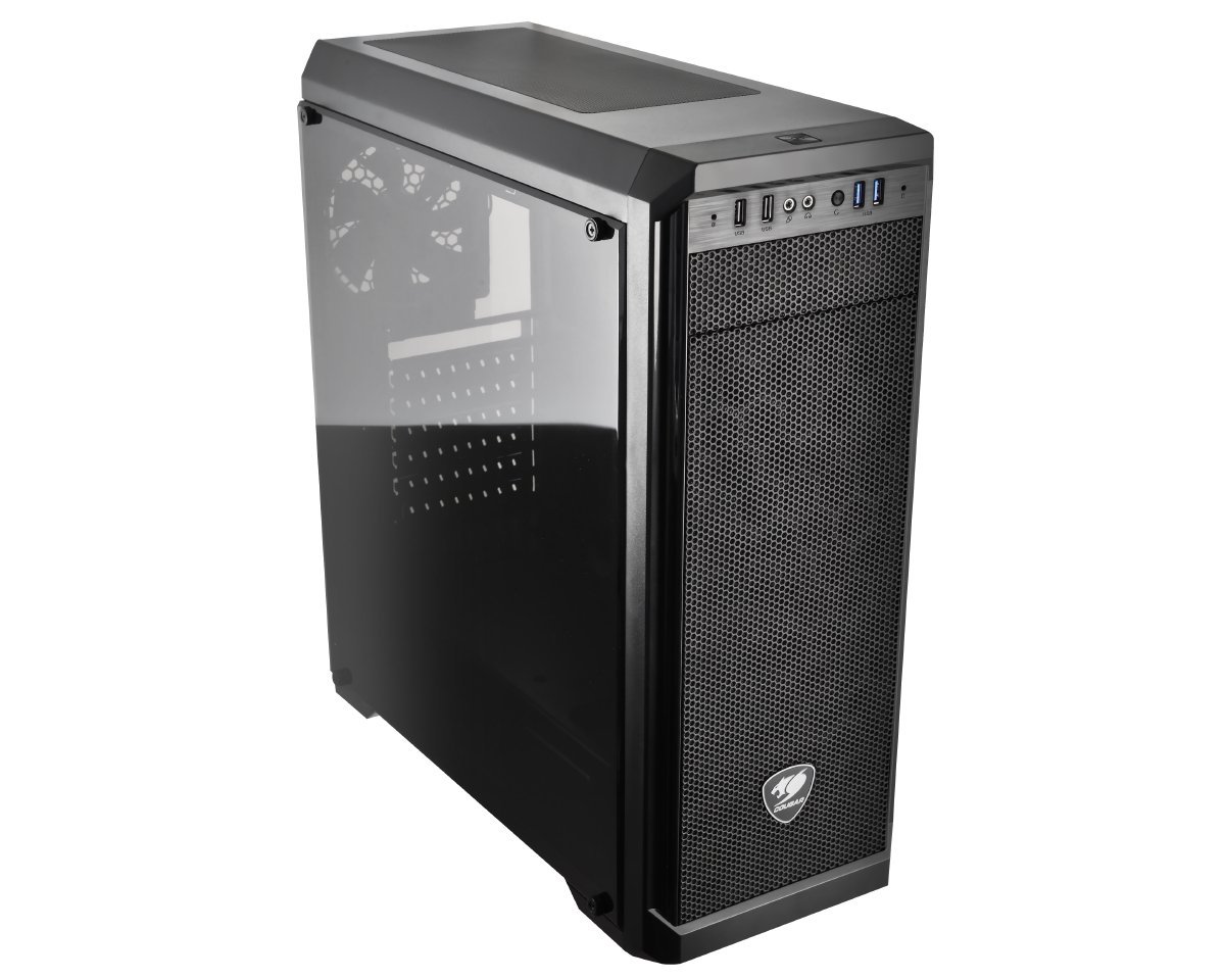 Foto 2 | Gabinete Cougar Mx330-g Mx330 Mid Tower con Vidrio Templado Negro - Venta Internacional