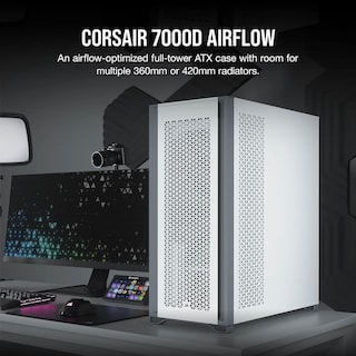 Foto 2 | Carcasa Para Pc Corsair 7000d Airflow Atx De Torre Completa Con 3 Ventiladores De 140 Mm - Venta Internacional.
