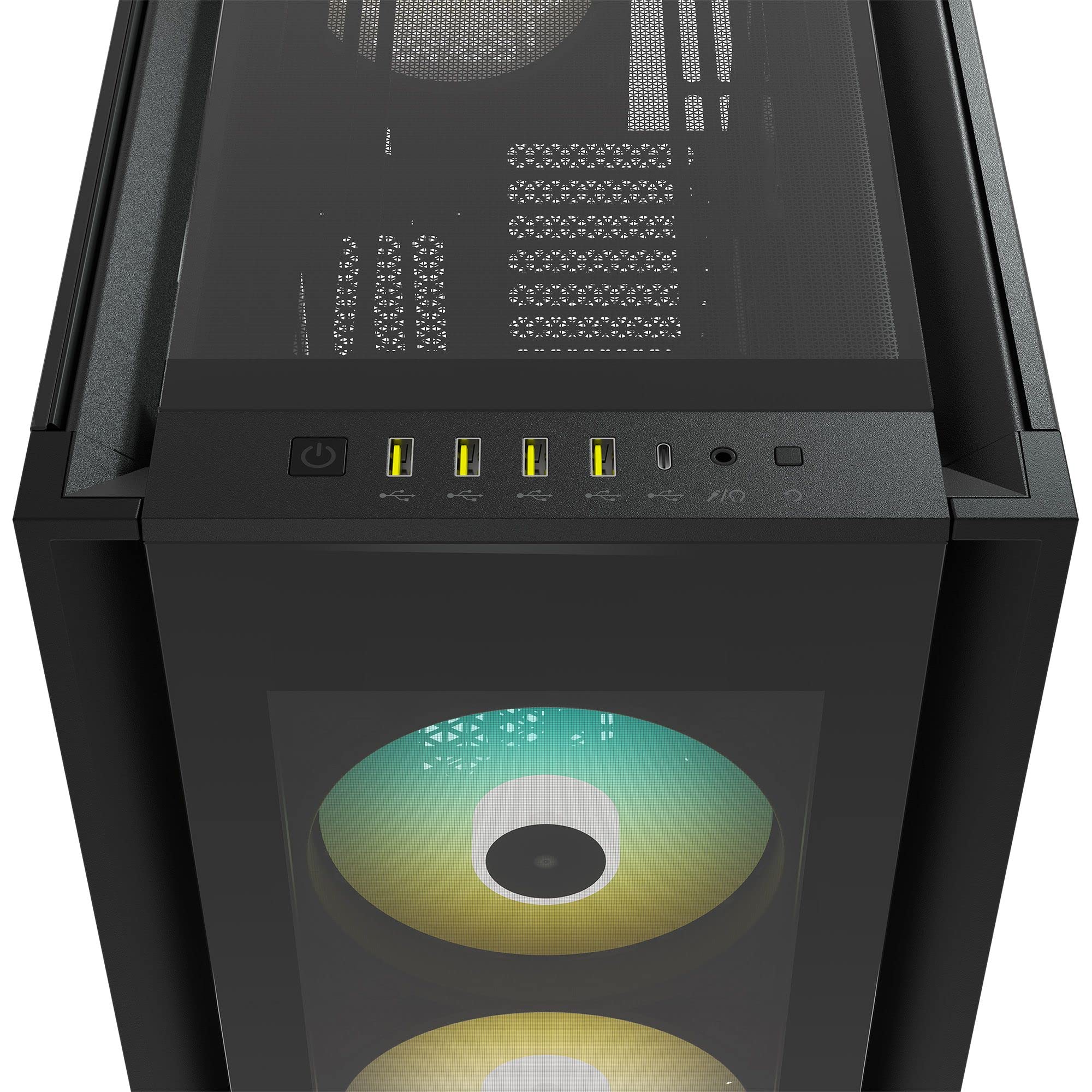 Foto 6 pulgar | Funda Para Pc Corsair Icue 7000x Rgb Full-tower Atx Con 4 Ventiladores - Venta Internacional.