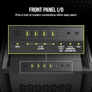 Foto 6 | Carcasa Para Pc Corsair 7000d Airflow Atx De Torre Completa Con 3 Ventiladores De 140 Mm - Venta Internacional.